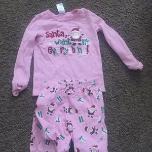 Gymboree Santa pajamas